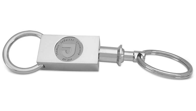 Keyring Two Sectional Silver