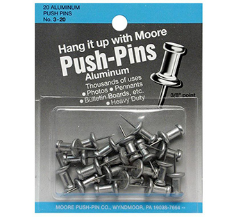 Moore Push Pin Aluminum 3/8 Point (SKU 1009427338)