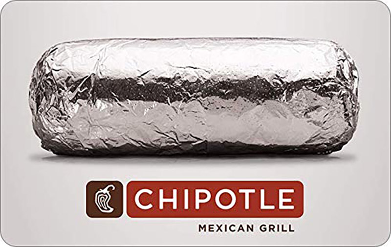 Chipolte Gift Card $25
