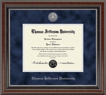 Jefferson Masters/Phd Chateau Diploma Frame