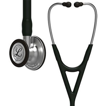 3M Littman Cardiology Iv Stethoscope Steel/Black (SKU 1051527336)
