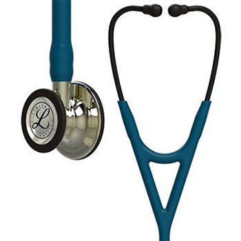3M Littman Cardiology Iv Stethoscope Champagne/Caribbean Blue (SKU 1052479436)