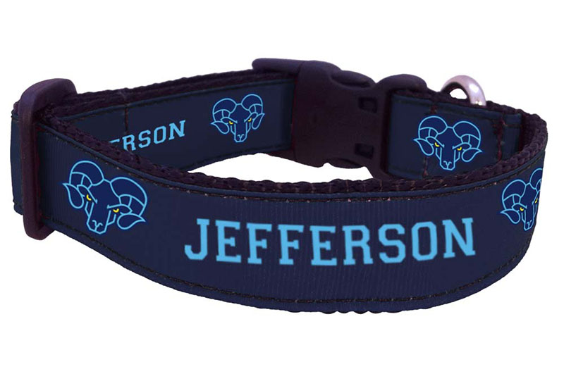 Jefferson Ram Adjustable Dog Ribbon Collar