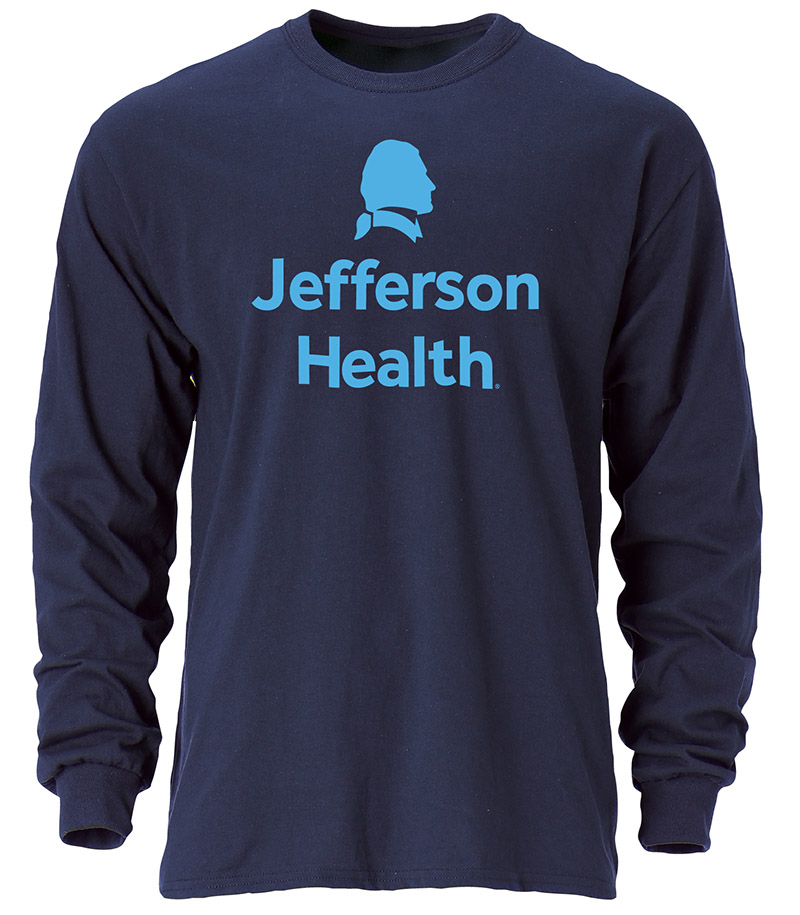 Jefferson Health L/S Tee Navy