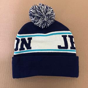 JACQUARD CUFFED BEANIE HAT