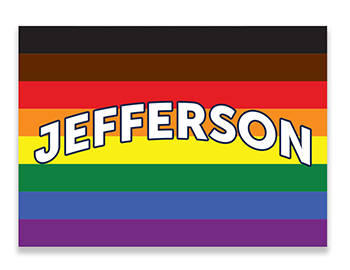 Decal Jefferson Pride 3.5"X2.5" (SKU 1061665949)
