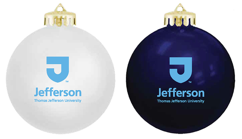 Jefferson Two Boxed Ornaments Shatterproof Glossy
