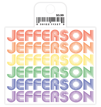 Decal Jefferson Rainbow (SKU 1062028149)