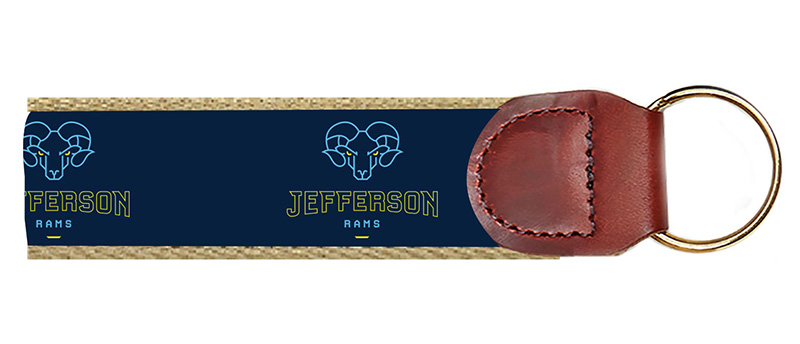Key Strap Jefferson Rams Ribbon