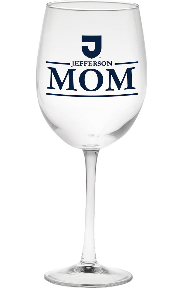 Glass 19Oz Wine Jefferson Mom