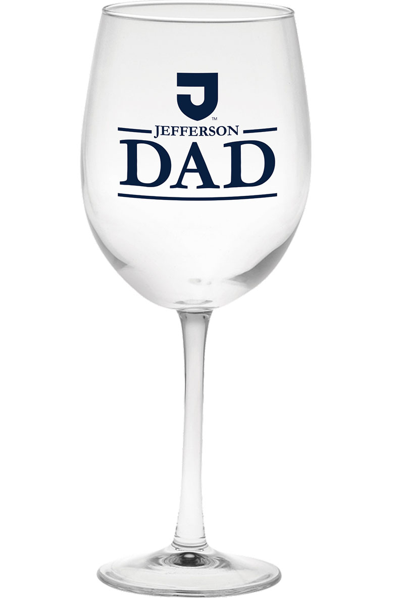Glass 19 Oz Wine Jefferson Dad