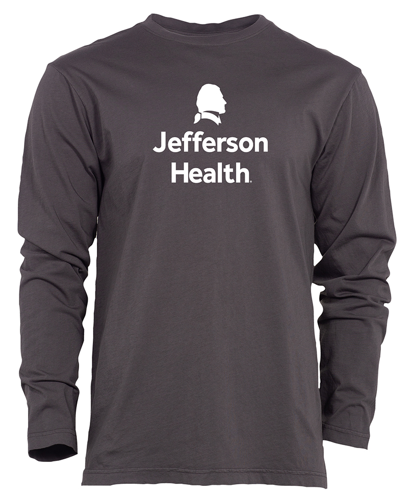 Jefferson Health L/S Tee Military Green