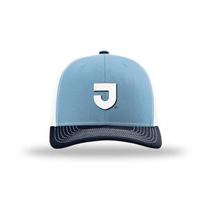Richardson Trucker Hat- Tri Color Blue