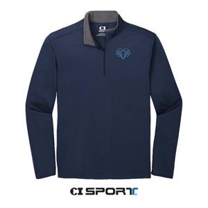 Ram's Men's Silk Touch Performance 1/4 Zip
