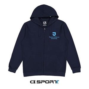 Jefferson Unisex Full Zip Fleece Hood
