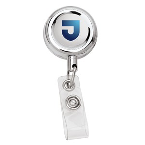 Jefferson Metal Retractable Badge Holder